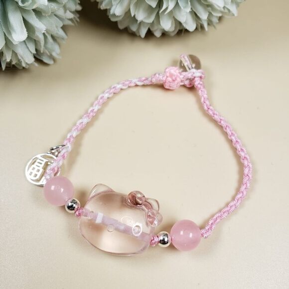 Brand New Hello Kitty Pink Lucky Bracelet - Picture 1 of 6